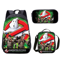 Ghostbusters Schoolbag Backpack Lunch Bag Pencil Case Set Gift for Kids Students