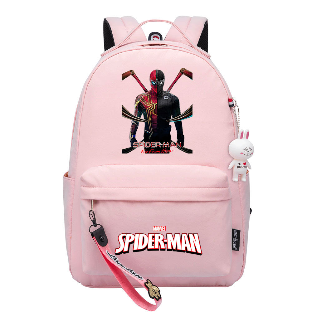 Spiderman Superhero Cosplay Backpack School Bag Water Proof