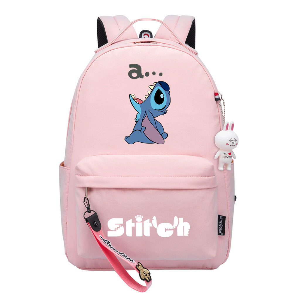 Stitch Cosplay Backpack School Bag Water Proof