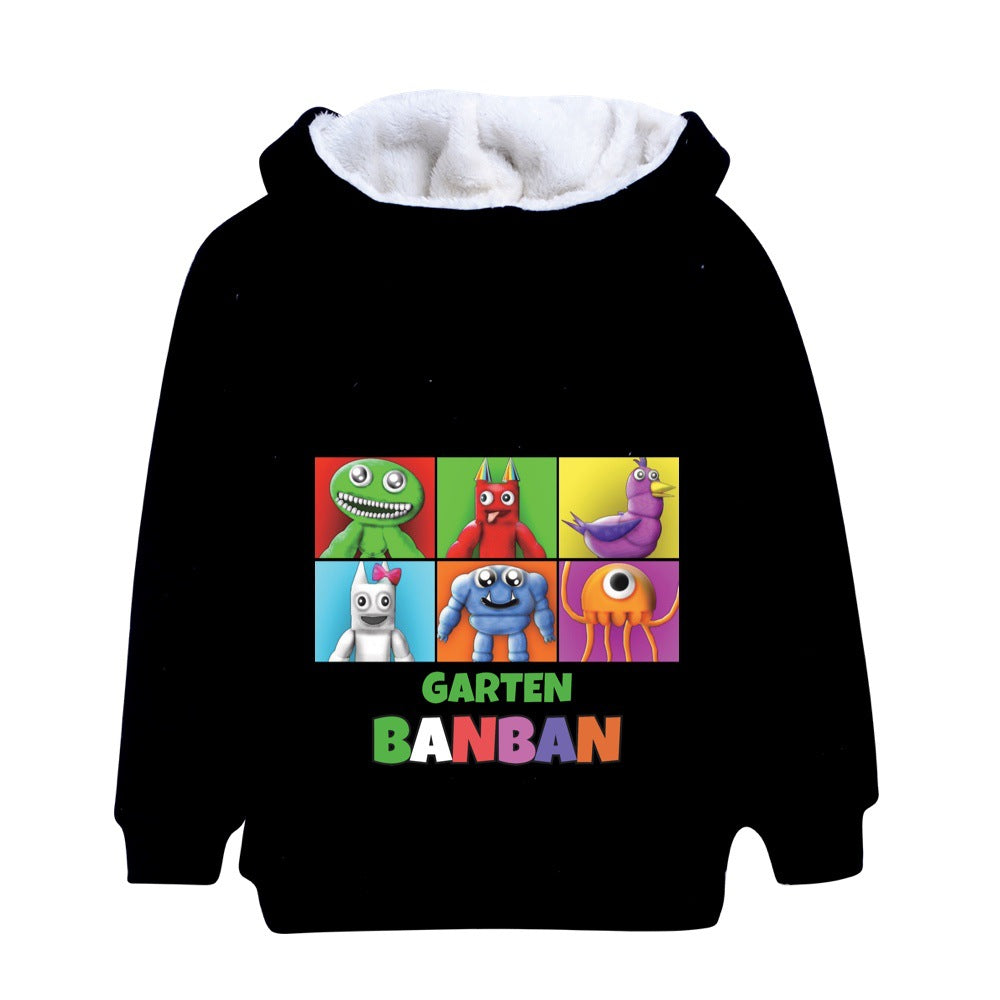 Garden of Banban Pullover Hoodie Sweatshirt Autumn Winter Unisex Sweater Zipper Jacket for Kids Boy Girls