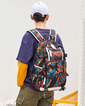 Milwaukee Basketball Bucks USB Charging Backpack School NoteBook Laptop Travel Bags