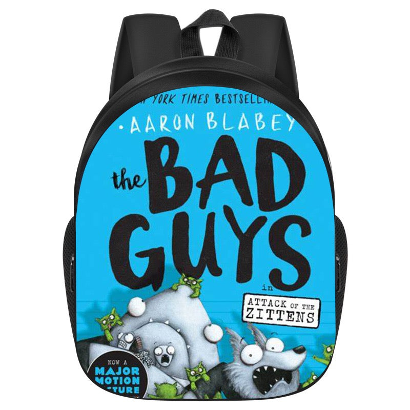 The Bad Guys Backpack School Sports Bag for Kids Boy Girl