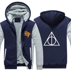 Harry Potter Hogwarts #3 Pull over Hoodie Sweatshirt Autumn Winter Unisex Sweater Zipper Jacket Coat