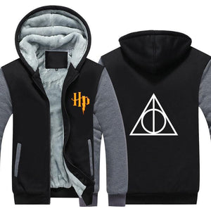 Harry Potter Hogwarts #3 Pull over Hoodie Sweatshirt Autumn Winter Unisex Sweater Zipper Jacket Coat