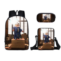 Hogwarts Legacy Schoolbag Backpack Lunch Bag Pencil Case 3pcs Set Gift for Kids Students