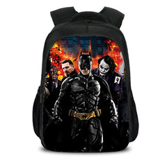 The Batman Dark Knight Backpack School Sports Bag for Boys Girls Kids