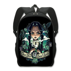 Wednesday Addams Backpack School Sports Bag for Kids Boy Girl