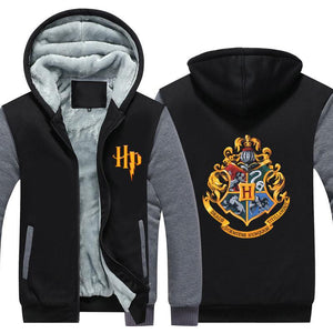 Harry Potter Hogwarts #4 Pull over Hoodie Sweatshirt Autumn Winter Unisex Sweater Zipper Jacket Coat