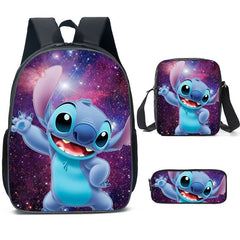 Lilo Stitch Schoolbag Backpack Lunch Bag Pencil Case Set Gift for Kids Students