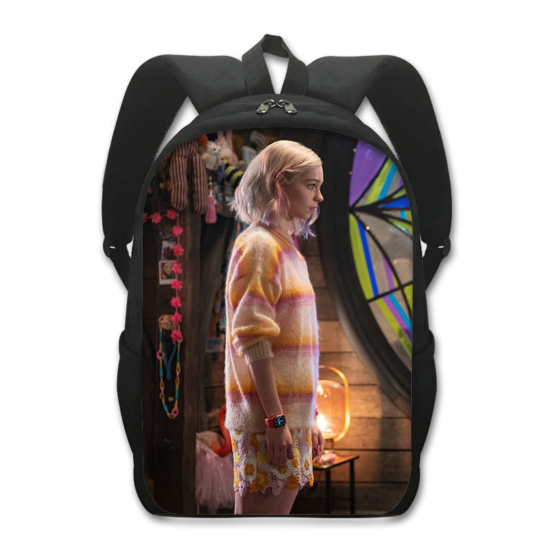 Wednesday Addams Backpack School Sports Bag for Kids Boy Girl