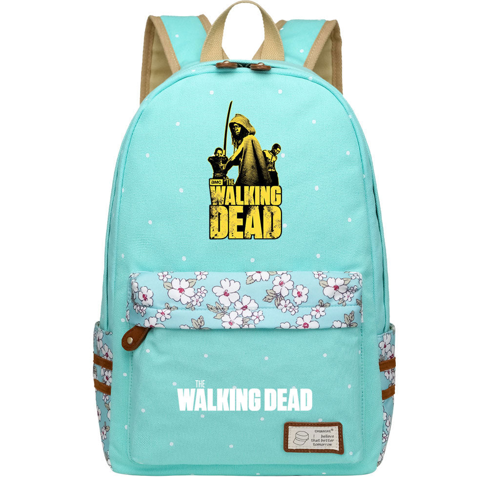 The Walking Dead Canvas Travel Backpack School Bag For Girl Kids Boy