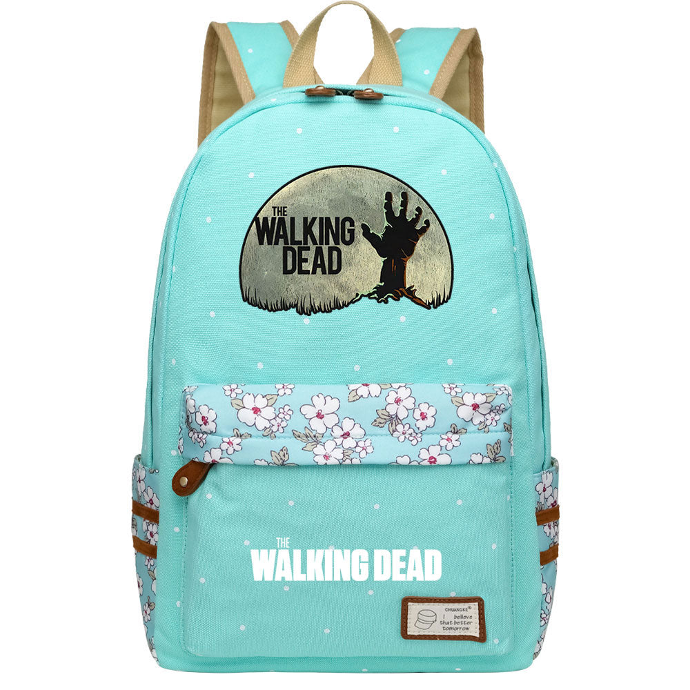 The Walking Dead Canvas Travel Backpack School Bag For Girl Kids Boy
