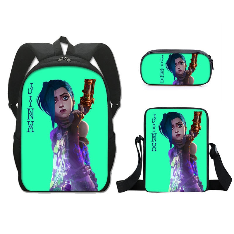 Arcane Jinx Schoolbag Backpack Lunch Bag Pencil Case Set Gift for Kids Students