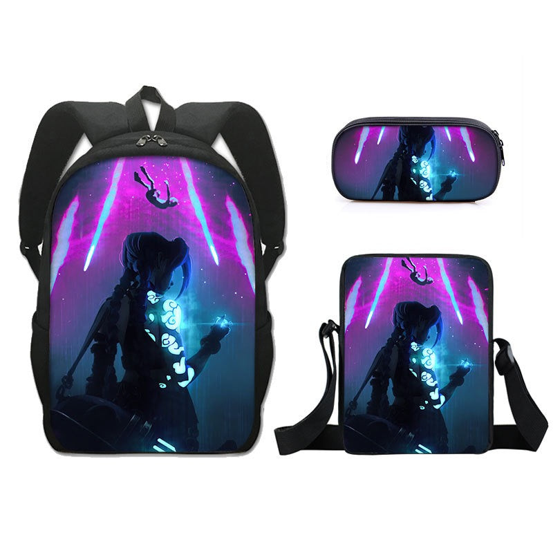 Arcane Jinx Schoolbag Backpack Lunch Bag Pencil Case Set Gift for Kids Students