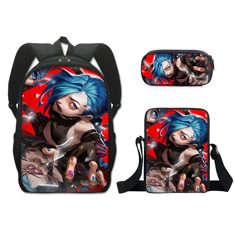 Arcane Jinx Schoolbag Backpack Lunch Bag Pencil Case Set Gift for Kids Students