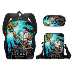 Arcane Jinx Schoolbag Backpack Lunch Bag Pencil Case Set Gift for Kids Students