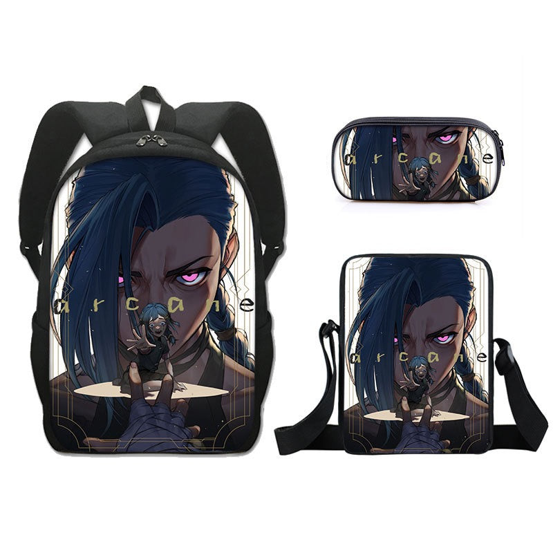 Arcane Jinx Schoolbag Backpack Lunch Bag Pencil Case Set Gift for Kids Students