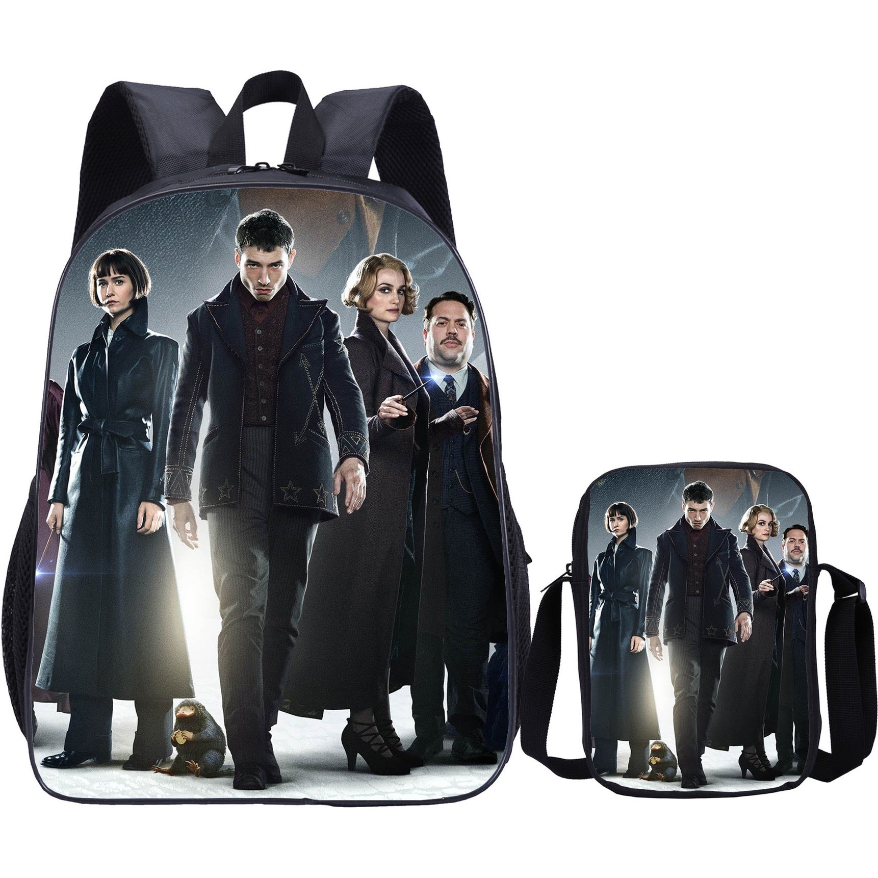 Fantastic Beasts The Secrets of Dumbledore Schoolbag Backpack Lunch Bag  for Kids Students