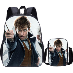 Fantastic Beasts The Secrets of Dumbledore Schoolbag Backpack Lunch Bag  for Kids Students