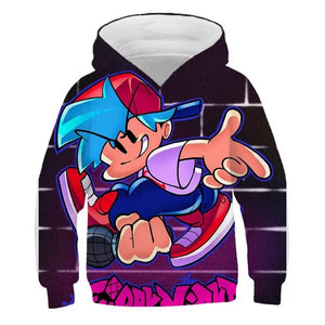 Friday Night Funkin 3D Printed Sweater Sweatshirt for Youth Kids