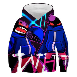 Friday Night Funkin 3D Printed Sweater Sweatshirt for Youth Kids