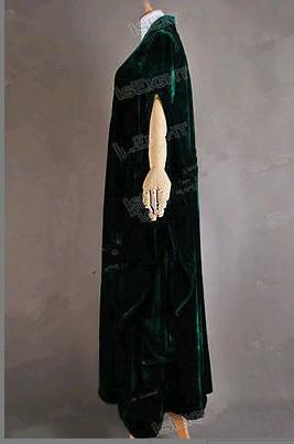 Harry Potter Professor Minerva McGonagall Cosplay Costume Dress Magic Robe Cape Cloak Halloween Carnival Witch Costumes