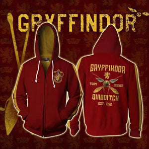 Harry Potter Gryffindor Men Women Hoodie Sweatshirt Sweater Zipper Jacket Coat