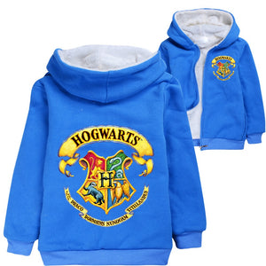 Harry Potter Hogwarts Pullover Hoodie Sweatshirt Autumn Winter Unisex Sweater Zipper Jacket for Kids Boy Girls