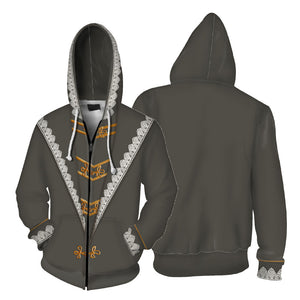 Harry potter Albus Dumbledore Cosplay Hoodie Sweatshirt Sweater Unisex Zipper Jacket Coat