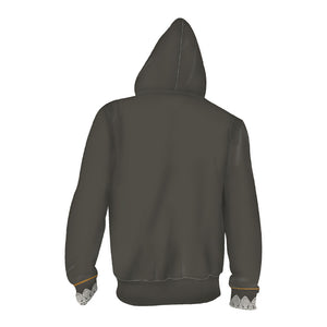 Harry potter Albus Dumbledore Cosplay Hoodie Sweatshirt Sweater Unisex Zipper Jacket Coat