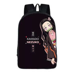 Demon Slayer Kimetsu no Yaiba Kamado Nezuko Backpack School Sports Bag