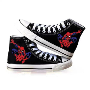 Spider-Man Far From Home High Top Canvas Sneakers Cosplay Shoes For Kids