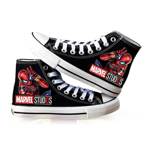 Spider-Man Far From Home High Top Canvas Sneakers Cosplay Shoes For Kids