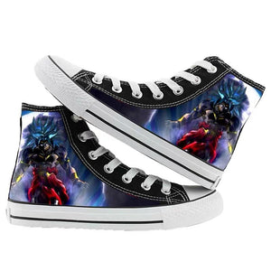 Dragon Ball Z Goku #1 High Top Canvas Sneakers Cosplay Shoes For Kids