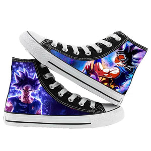Dragon Ball Z Goku #4 High Top Canvas Sneakers Cosplay Shoes For Kids
