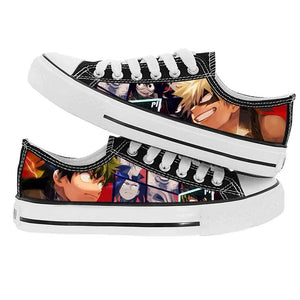 Anime My Hero Academia Izuku Midoriya #1 Cosplay Shoes Canvas Sneakers For Kids