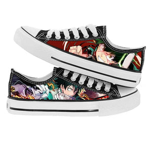 Anime My Hero Academia Izuku Midoriya #5 Cosplay Shoes Canvas Sneakers For Kids