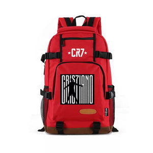 Football CR7 Bookbag School Backpack Bags for Teenage Boys