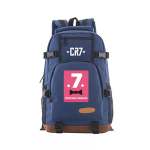 Football CR7 Bookbag School Backpack Bags for Teenage Boys