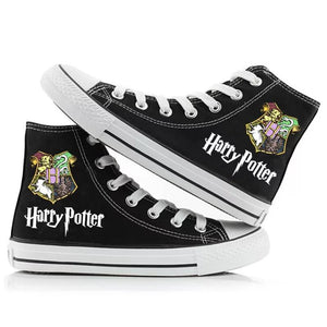 Harry Potter Cosplay Shoes High Top Canvas Sneakers For Kids