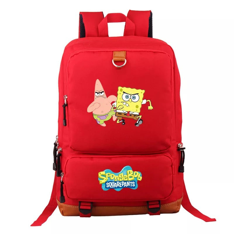 Square Pants Sponge Bob  #4 School Bag Water Proof Backpack NoteBook Laptop