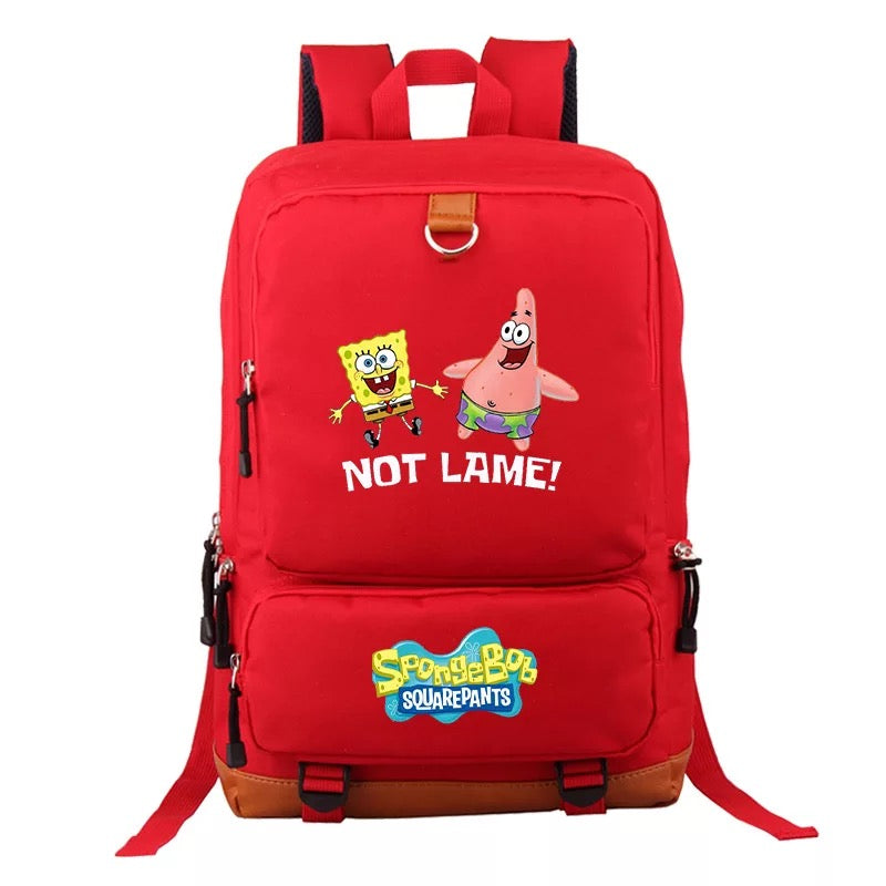 SquarePants SpongeBob #5 School Bag Water Proof Backpack NoteBook Laptop