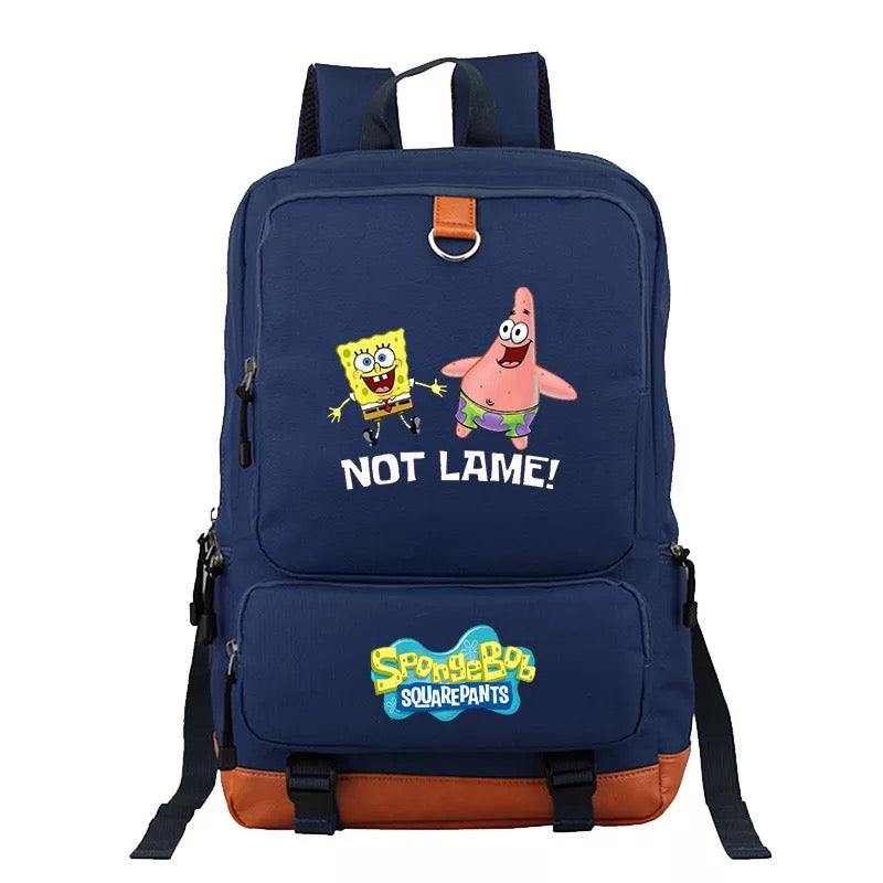 SquarePants SpongeBob #5 School Bag Water Proof Backpack NoteBook Laptop