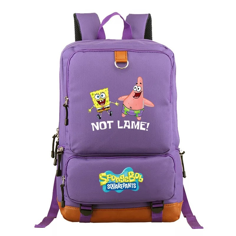 SquarePants SpongeBob #5 School Bag Water Proof Backpack NoteBook Laptop