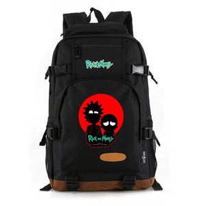 Anime Rick and Morty #2 School Bookbag Travel Backpack Bags