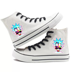 Rick And Morty #4 High Tops Casual Canvas Shoes Unisex Sneakers