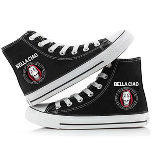 La casa de papel #1 High Tops Casual Canvas Shoes Unisex Sneakers