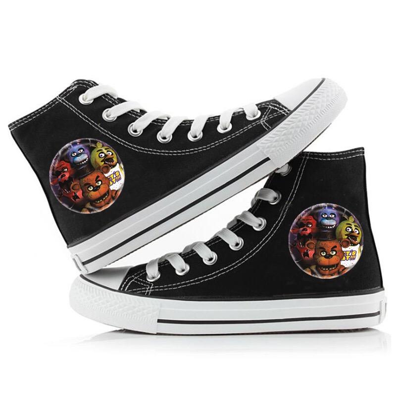 Five Night at Freddi #1 High Tops Casual Canvas Shoes Unisex Sneakers