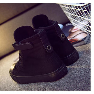 Spae Canvas Shoes High Top Unisex Sneakers