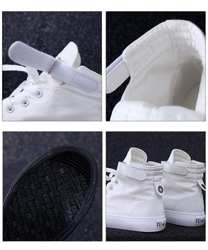 Spae Canvas Shoes High Top Unisex Sneakers
